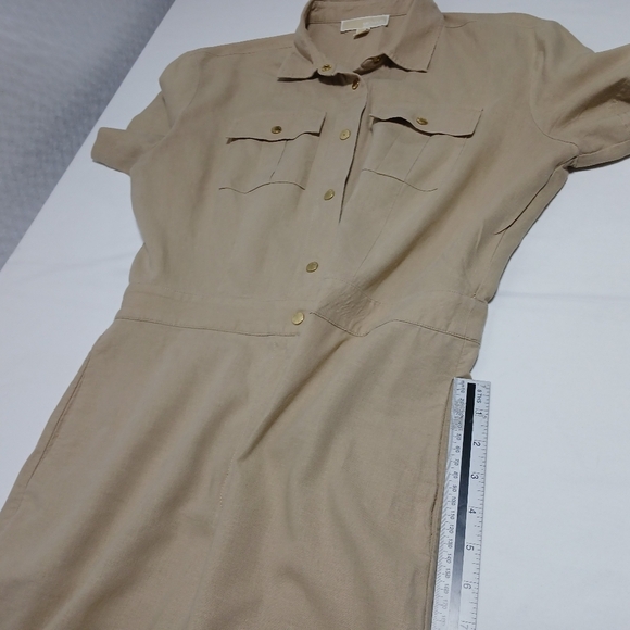 Micheal Kors Linen/ Cotton Wide Leg Jumpsuit. Size M - Picture 7 of 13